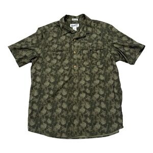 Duluth Untucked Botanical Pattern Short Sleeve Dual Pocket